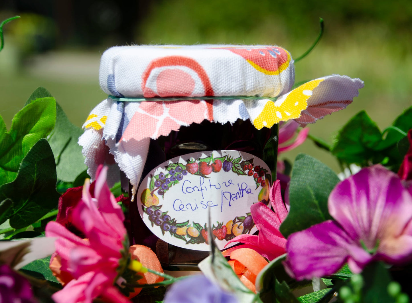 Confiture Cerise-Menthe