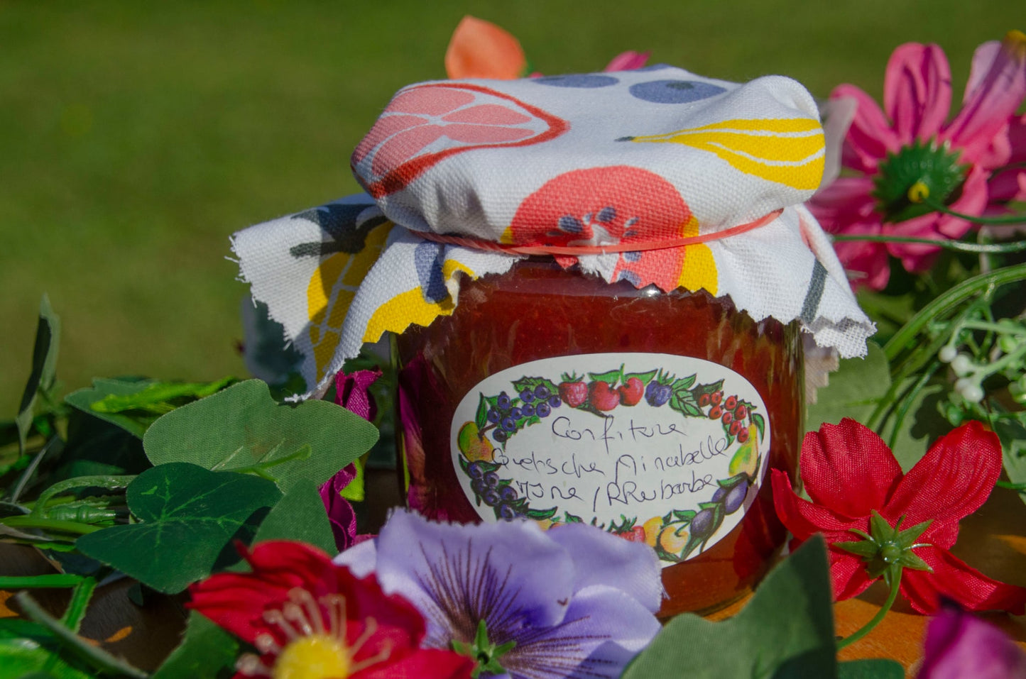 Confiture de Quetsches/ Mirabelle/Mure/Rhubarbe